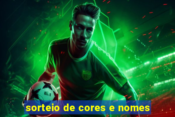 sorteio de cores e nomes