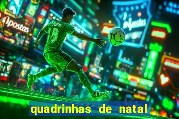quadrinhas de natal para educação infantil
