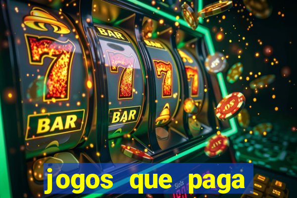 jogos que paga dinheiro de verdade no pix