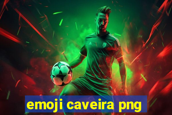 emoji caveira png