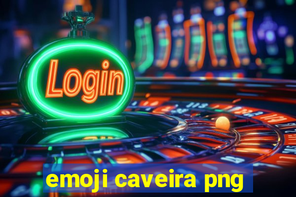 emoji caveira png