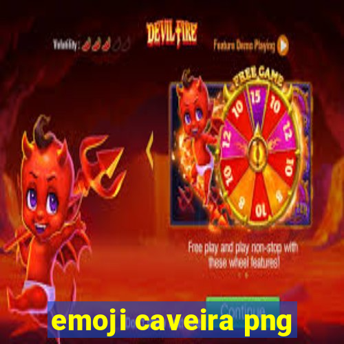 emoji caveira png