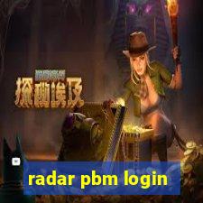 radar pbm login