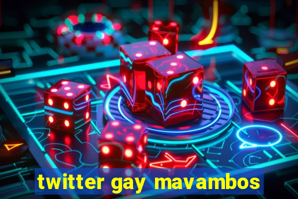 twitter gay mavambos