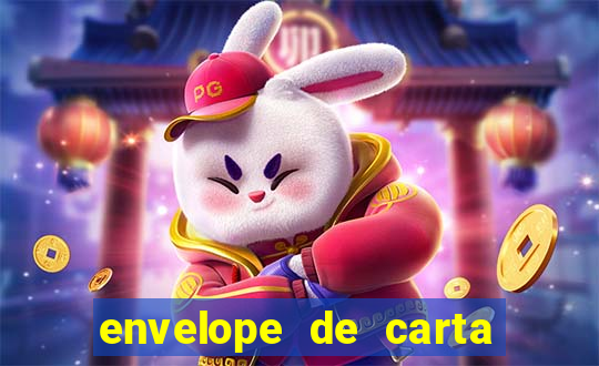 envelope de carta para imprimir