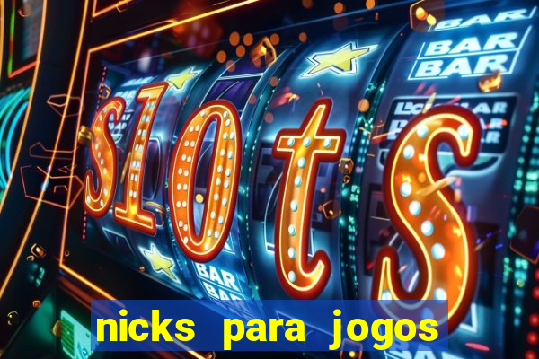 nicks para jogos de tiro
