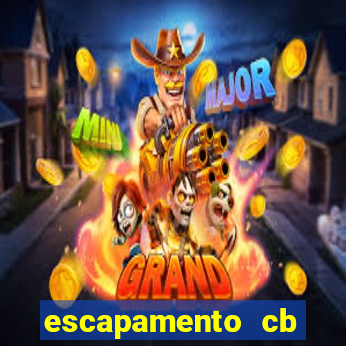 escapamento cb twister 250