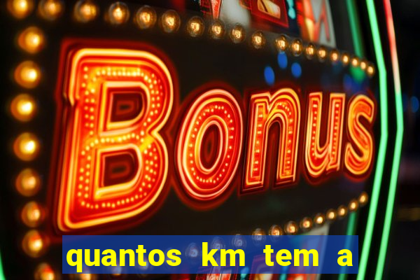 quantos km tem a serra de santos