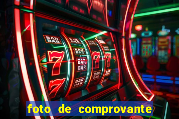 foto de comprovante de pix falso