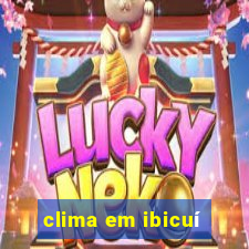 clima em ibicuí