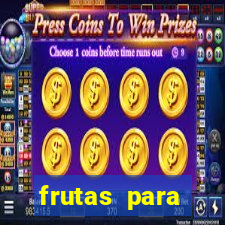 frutas para imprimir e recortar