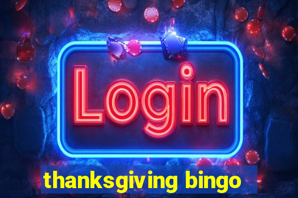 thanksgiving bingo
