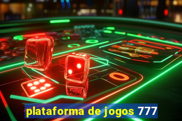 plataforma de jogos 777
