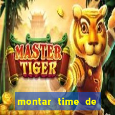 montar time de futebol site