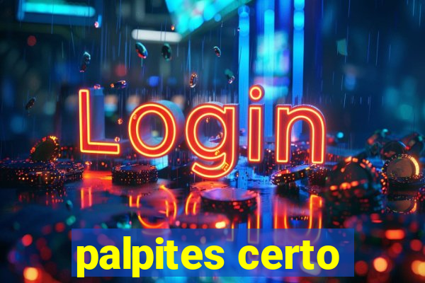 palpites certo