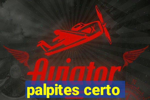 palpites certo