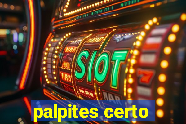 palpites certo