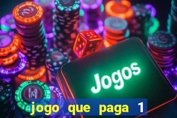 jogo que paga 1 real no pix