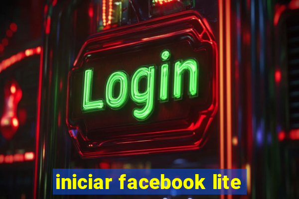 iniciar facebook lite
