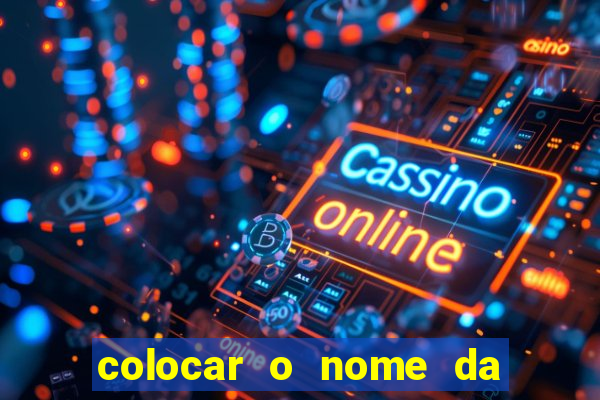 colocar o nome da pessoa no congelador