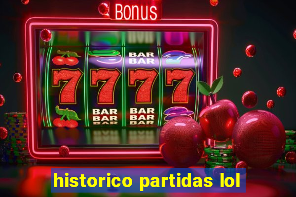 historico partidas lol