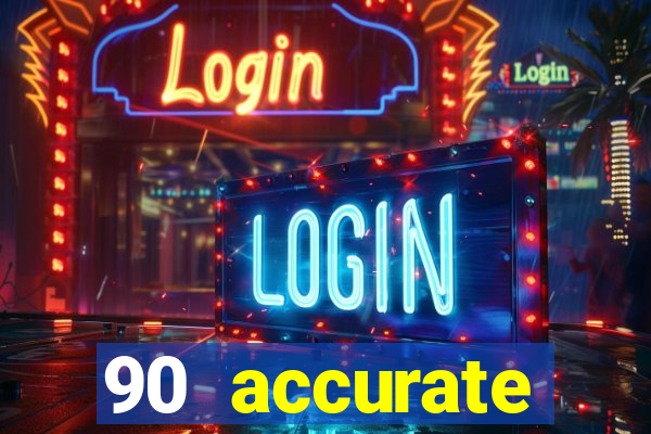 90 accurate football predictions