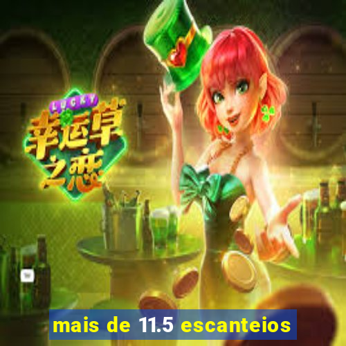 mais de 11.5 escanteios