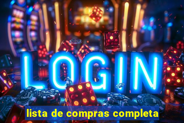 lista de compras completa