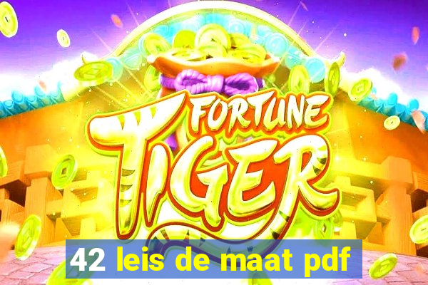 42 leis de maat pdf