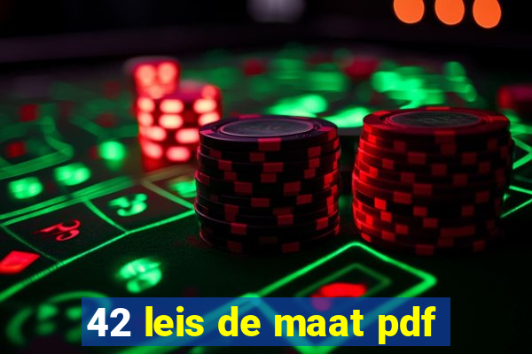 42 leis de maat pdf