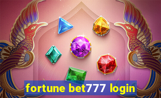 fortune bet777 login