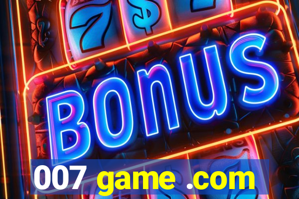 007 game .com