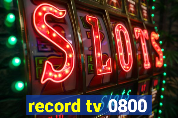 record tv 0800