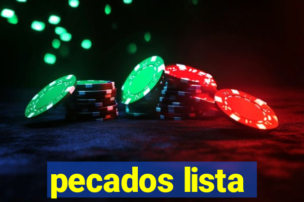 pecados lista