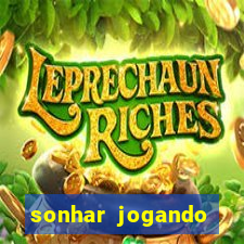 sonhar jogando futebol e fazendo gol