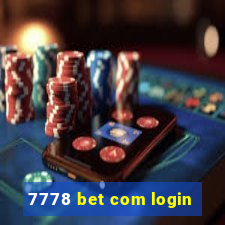 7778 bet com login