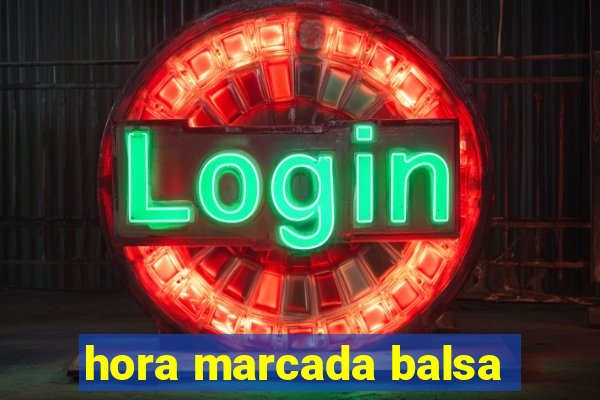 hora marcada balsa