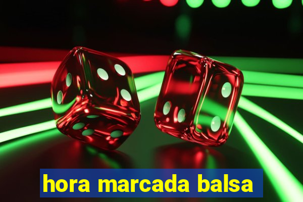 hora marcada balsa