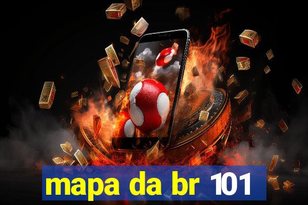 mapa da br 101
