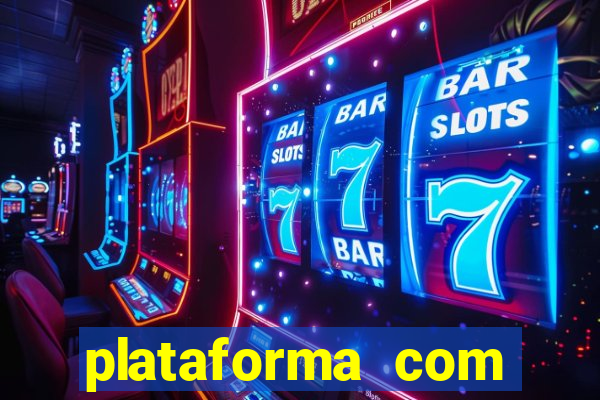 plataforma com chuva de dinheiro
