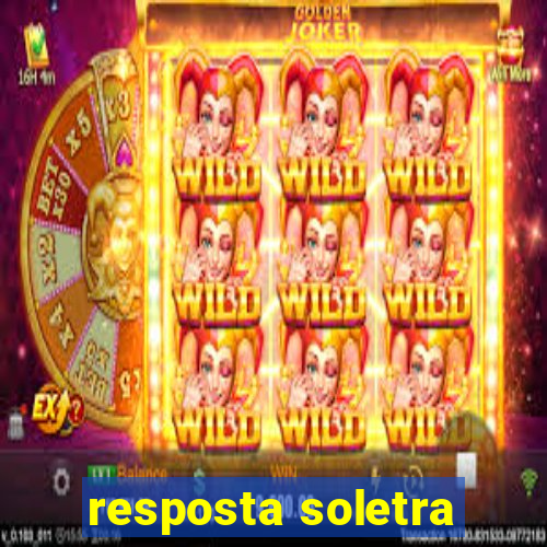 resposta soletra