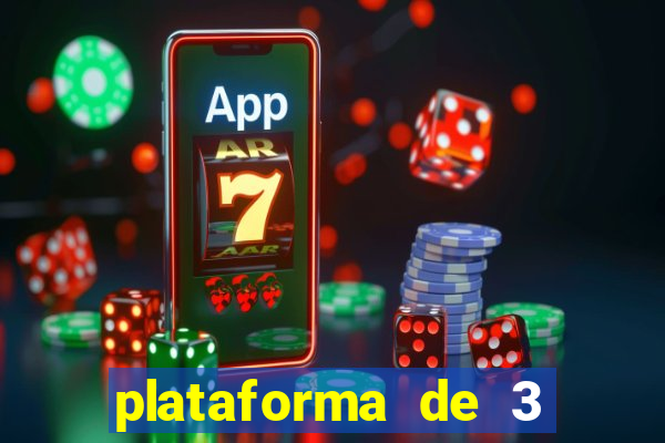 plataforma de 3 reais jogo