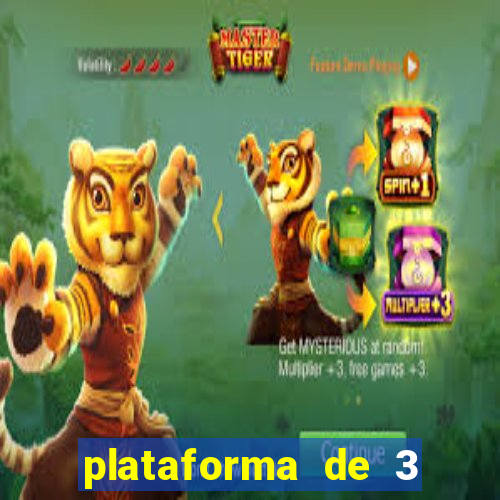 plataforma de 3 reais jogo