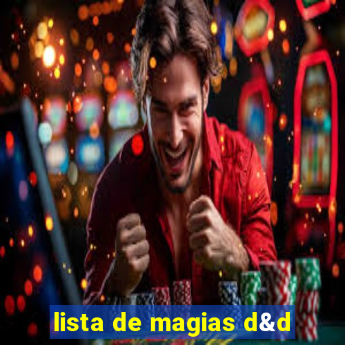 lista de magias d&d