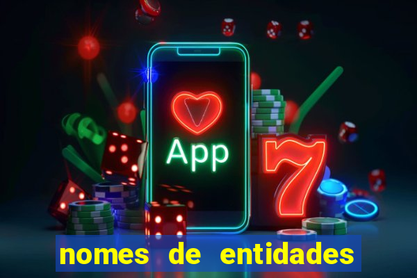 nomes de entidades do mal