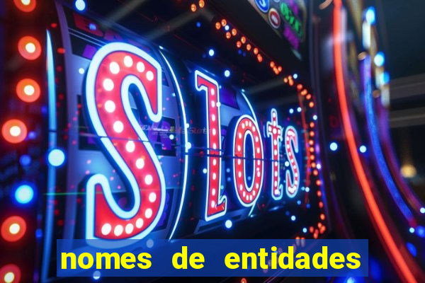 nomes de entidades do mal