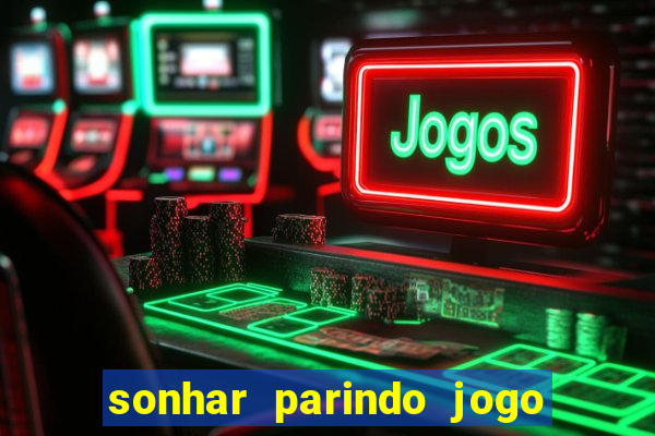 sonhar parindo jogo do bicho