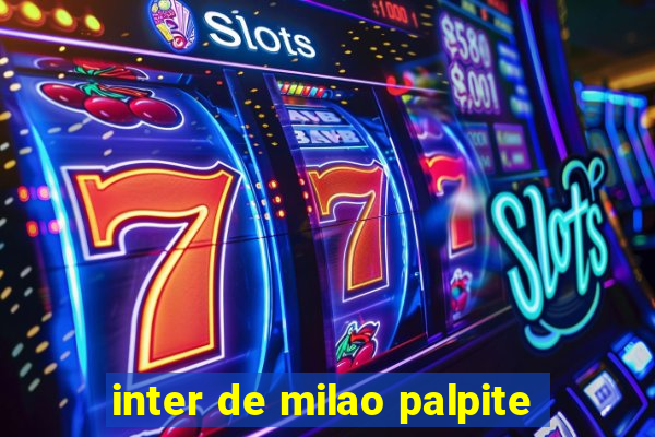 inter de milao palpite