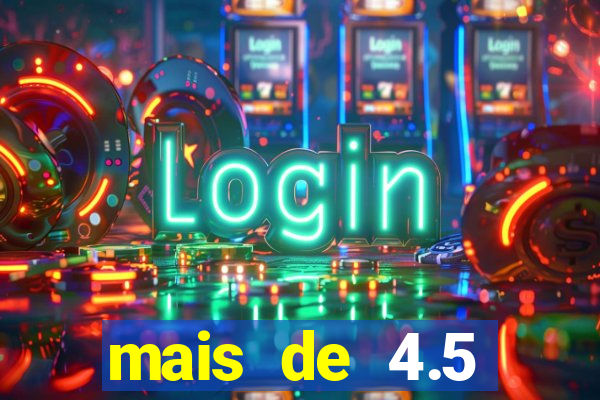 mais de 4.5 escanteios o que significa