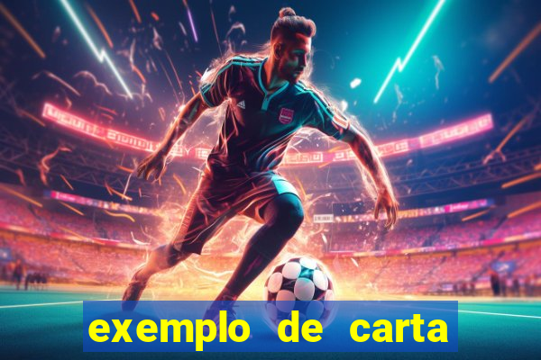 exemplo de carta aberta vestibular